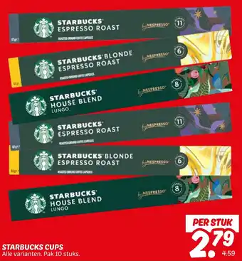 Dekamarkt Starbucks Cups aanbieding