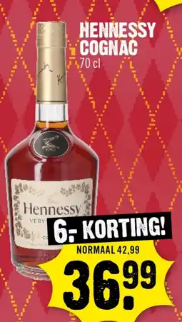 Dirk Hennessy Cognac aanbieding