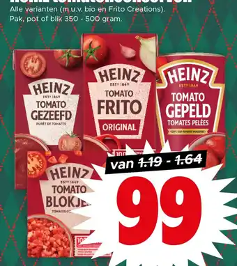 Dirk Heinz tomatenconserven aanbieding