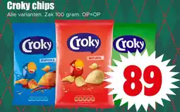 Dirk Croky chips aanbieding