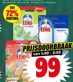 Dirk WC-eend toiletblok aanbieding