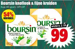 Dirk Boursin knoflook & fijne kruiden aanbieding