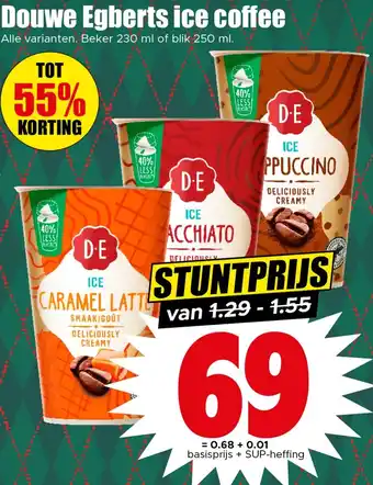 Dirk Douwe Egberts ice coffee aanbieding