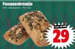 Dirk Pompoenbroodje aanbieding