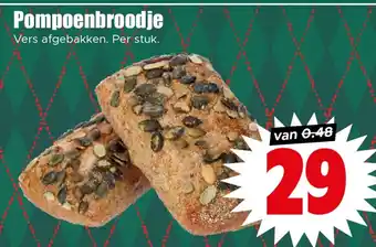 Dirk Pompoenbroodje aanbieding