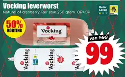 Dirk Vocking leverworst aanbieding