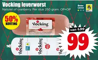 Dirk Vocking leverworst aanbieding