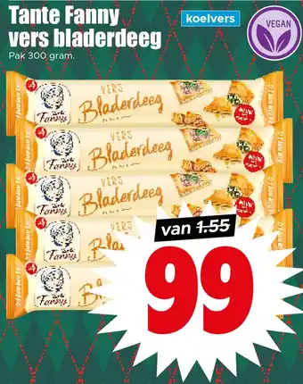 Dirk Tante Fanny vers bladerdeeg aanbieding