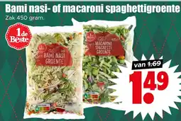 Dirk Bami nasi- of macaroni spaghettigroente aanbieding