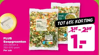 PLUS Plus Soepgroenten aanbieding