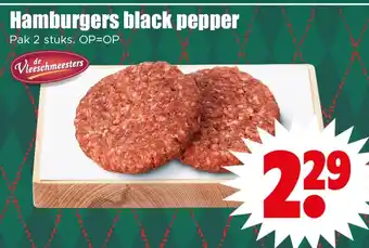 Dirk Hamburgers black pepper aanbieding