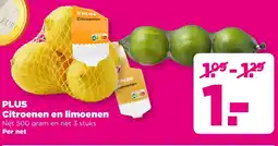 PLUS Plus Citroenen en Limoene aanbieding