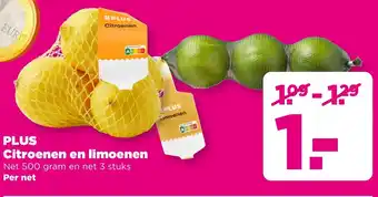 PLUS Plus Citroenen en Limoene aanbieding