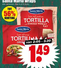 Dirk Santa Maria wraps aanbieding
