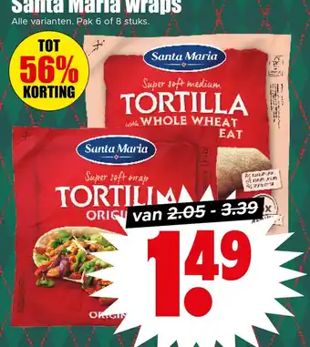 Dirk Santa Maria wraps aanbieding