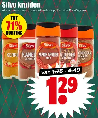 Dirk Silvo kruiden aanbieding