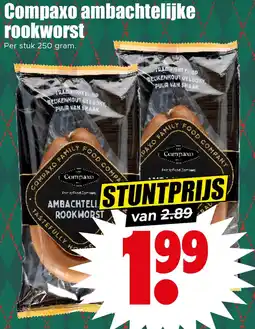 Dirk Compaxo ambachtelijke rookworst aanbieding