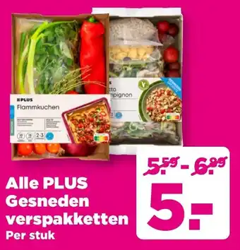 PLUS Alle plus gesneden verspakketten aanbieding