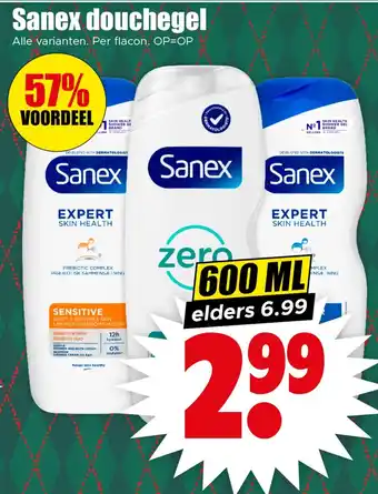 Dirk Sanex douchegel aanbieding