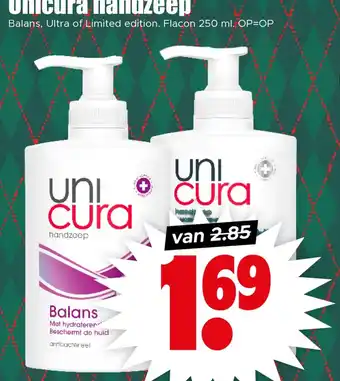 Dirk Unicura handzeep aanbieding