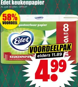 Dirk Edet keukenpapier aanbieding