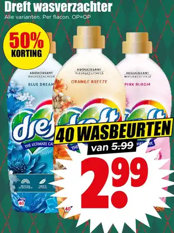 Dirk Dreft wasverzachter aanbieding