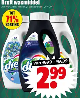 Dirk Dreft wasmiddel aanbieding