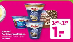 PLUS Almhof Portieverpakkingen aanbieding