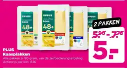 PLUS Plus Kaasplakken aanbieding