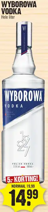Super Dirck 3 Wyborowa Vodka aanbieding
