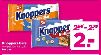 PLUS Knoppers bars aanbieding