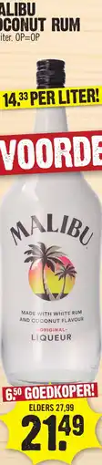 Super Dirck 3 Malibu Coconut Rum aanbieding