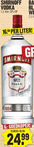 Super Dirck 3 Smirnoff Vodka aanbieding