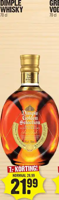 Super Dirck 3 Dimple Whisky aanbieding
