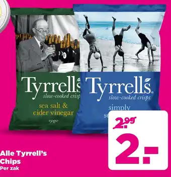 PLUS Alle Tyrrell's Chips aanbieding