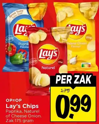 Vomar Voordeelmarkt Lay's Chips aanbieding