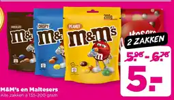 PLUS M&M's en Maltesers aanbieding