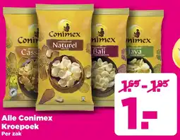 PLUS Alle Conimex Kroepoek aanbieding