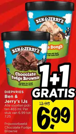 Vomar Voordeelmarkt Ben & Jerry's IJs aanbieding