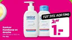 PLUS Sanicur Handzeep en Douche aanbieding