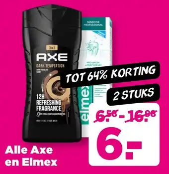 PLUS Alle Axe en Elmex aanbieding