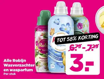 PLUS Alle Robijn Wasverzachter en wasparfum aanbieding