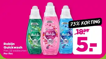 PLUS Robijn Quickwash aanbieding