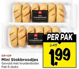 Vomar Voordeelmarkt Mini Stokbroodjes aanbieding