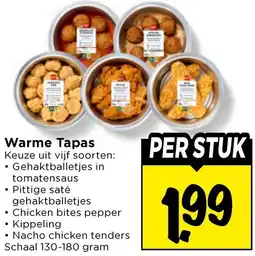Vomar Voordeelmarkt Warme Tapas aanbieding