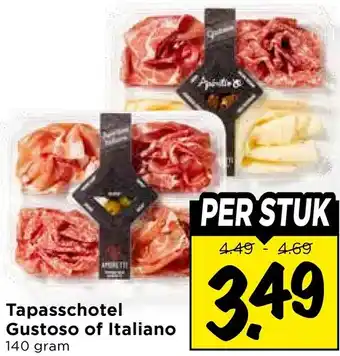 Vomar Voordeelmarkt Tapasschotel Gustoso of Italiano aanbieding
