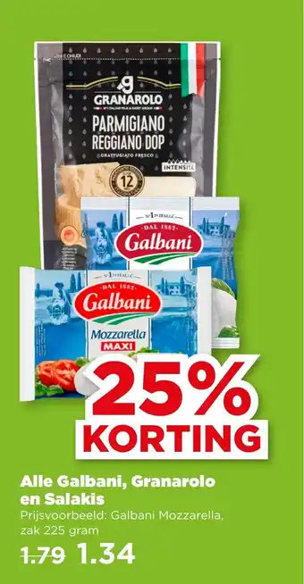 PLUS Alle Galbani, Granarolo en Salakis aanbieding