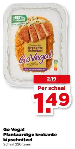 PLUS GoVega! Plantaardige krokante kipschnitzel aanbieding
