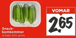 Vomar Voordeelmarkt Snackkomkommer aanbieding