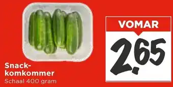 Vomar Voordeelmarkt Snackkomkommer aanbieding